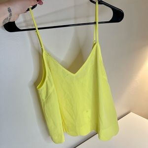 Never been worn, neons yellow camisole
